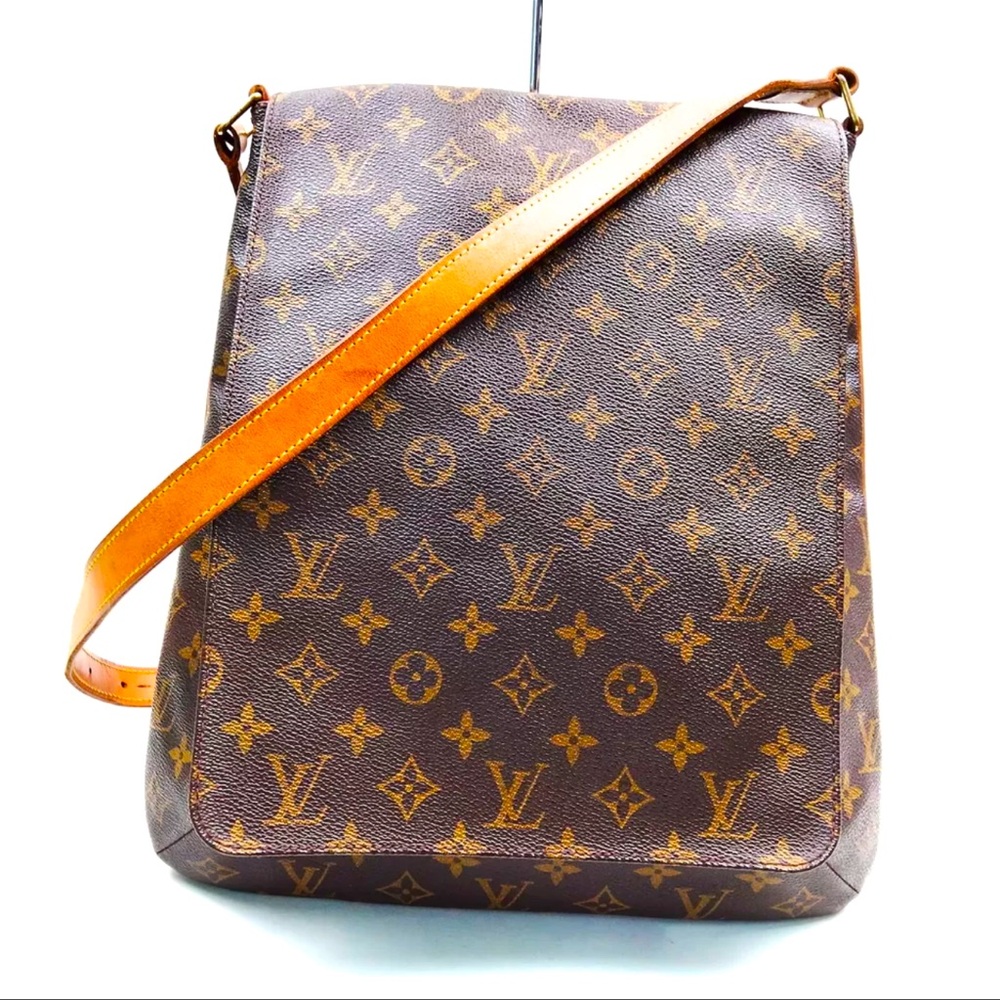 Authentic LV Musette Brown Monogram Shoulder Bag
